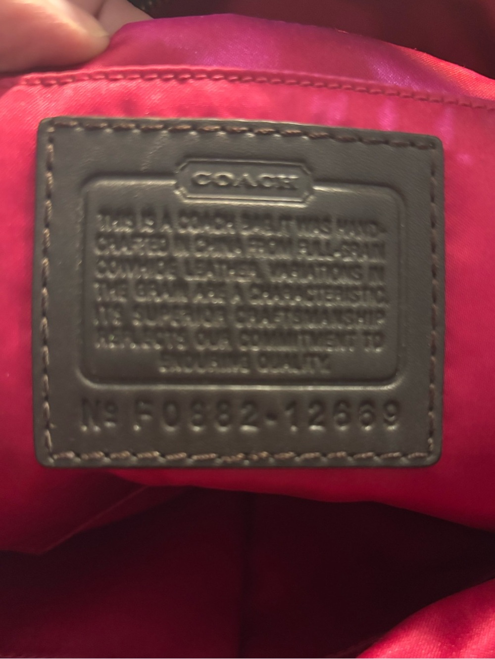 Coach Zoe Leather Hobo Bag Brown - Picture 11 of 11